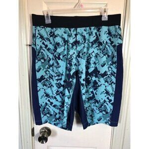 Lululemon Mens LG Green Geometric Athletic Shorts